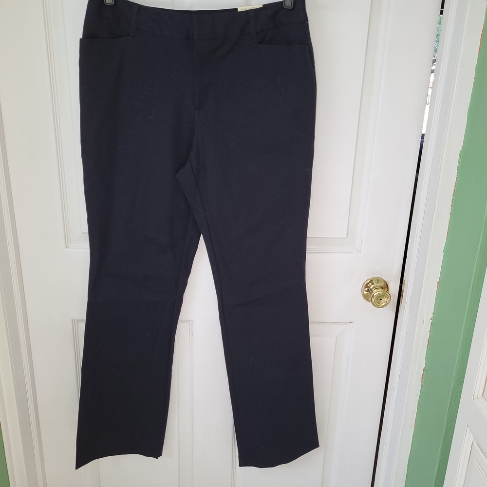 St. John's Bay Dark Blue Straight Leg Pants